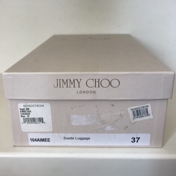 Jimmy Choo Aimee Pumps in Suede Luggage (37) - Picture 8 of 8